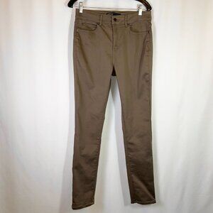 RW&Co Natalie Jegging High Rise Tarmac Cocoa Brown Skinny Size M